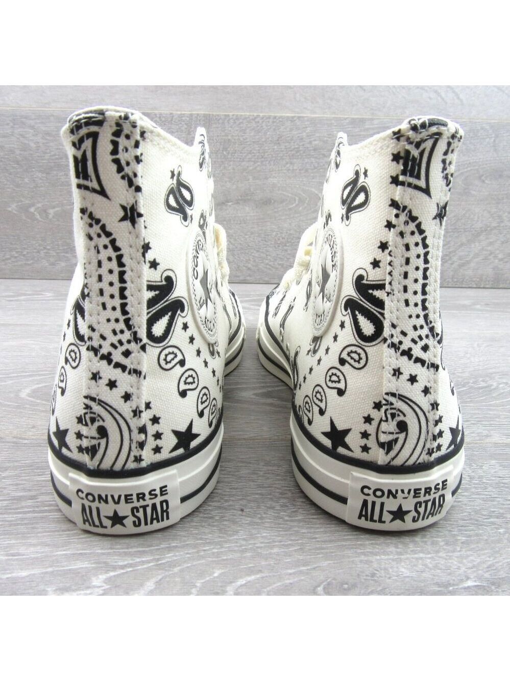 Converse Chuck Taylor All Star HI Paisley Sneakers Womens Size 8.5 NEW - Picture 8 of 16